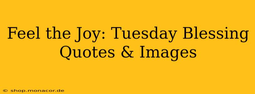 Feel the Joy: Tuesday Blessing Quotes & Images