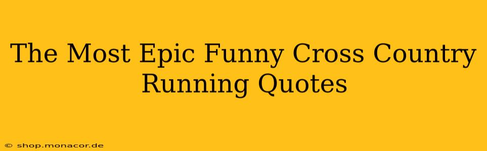 The Most Epic Funny Cross Country Running Quotes