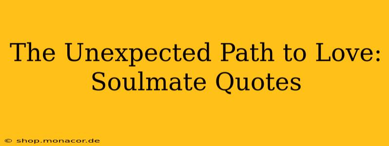 The Unexpected Path to Love: Soulmate Quotes